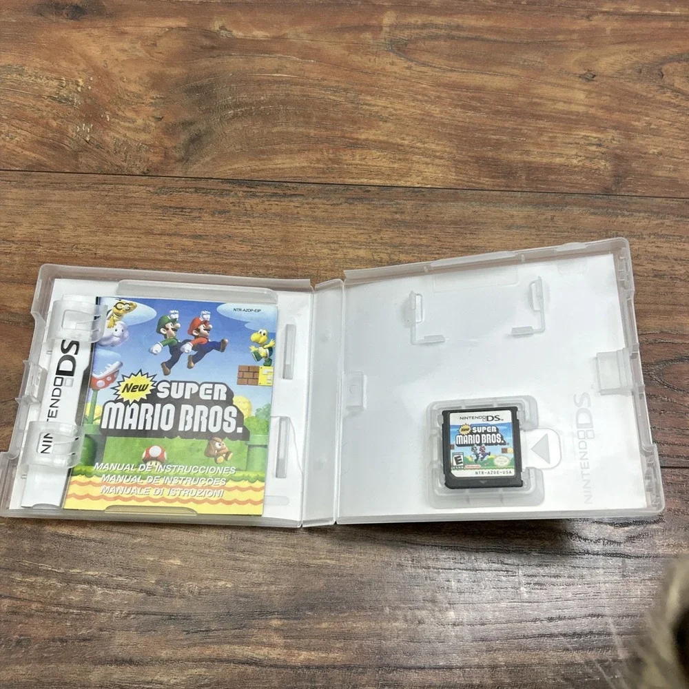 New Super Mario Bros Nintendo DS Original Multilingual Game Italian‎ + Manual*